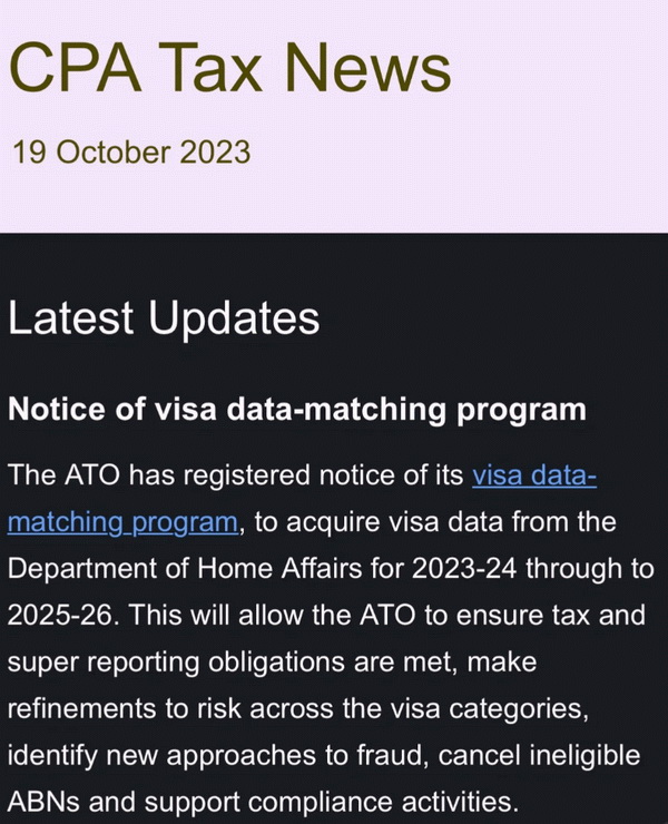 澳洲签证持有者小心了，移民局和ATO联网了！博德指南移民和您一起了解